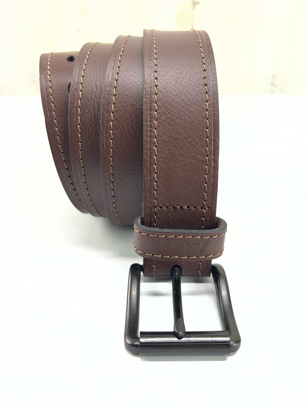 Dickies Men’s Brown Leather Belt Size 50-52